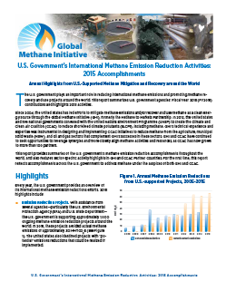 cover page of the USG GMI 2015 accomplishments report