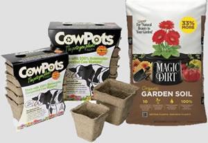Advanced products created from manure