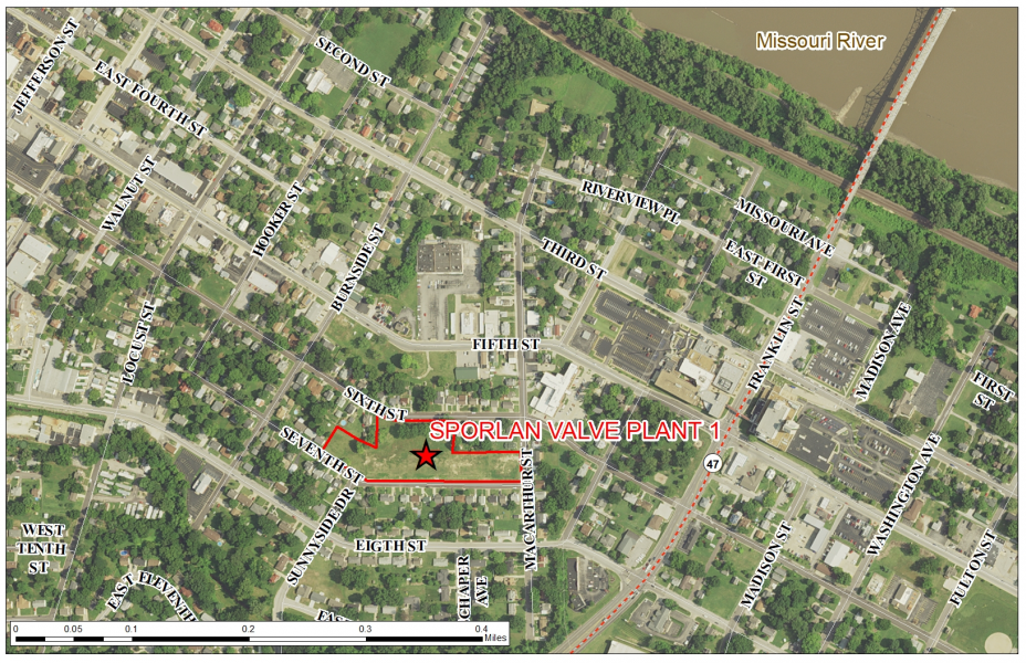 Sporlan Valve Plant 1 site map