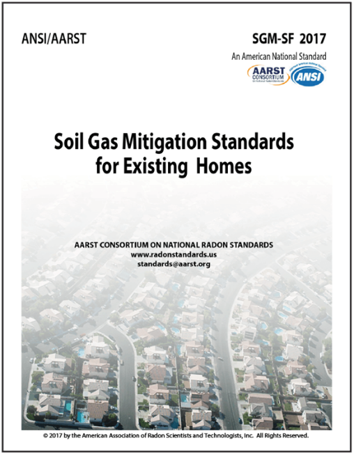 Image of Soil Gas Mitigation Standards for Existing Homes