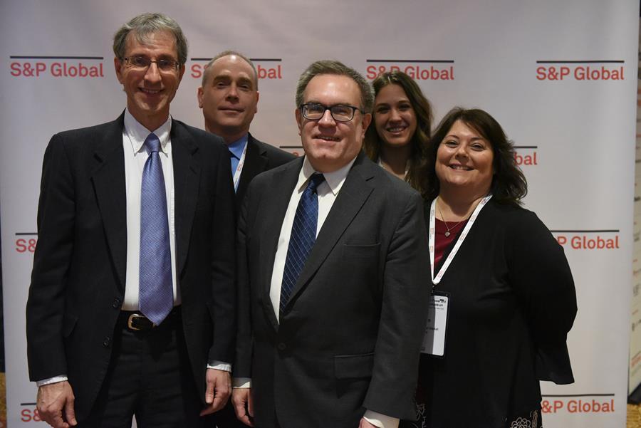 EPA Administrator Wheeler with S&P Global attendees. 