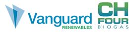 Logos for Vanguard Renewables and CH Four Biogas