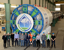 April 2019 Tunnel Boring Machine Factory Test and Inspection