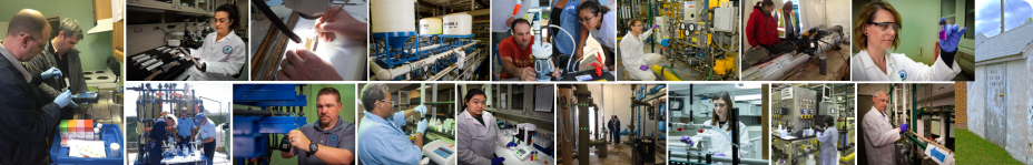 EPA scientists and engineers conducting drinking water field and laboratory research