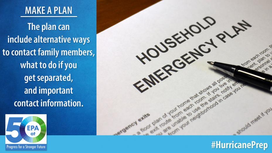 Make a Plan. The plan can include alternative ways to contact family members, what to do if you get separated, and important contact information.