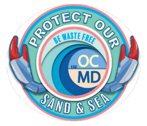 Protect Our Sand and Seas campaign logo.