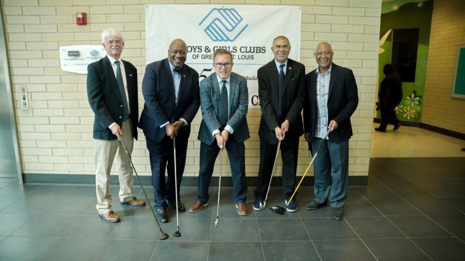 Administrator Wheeler participates in a cleanup completion celebration event with the Boys & Girls Clubs of Greater St. Louis