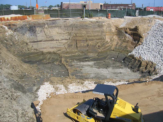 Image of cleanup work at the Armour Road site