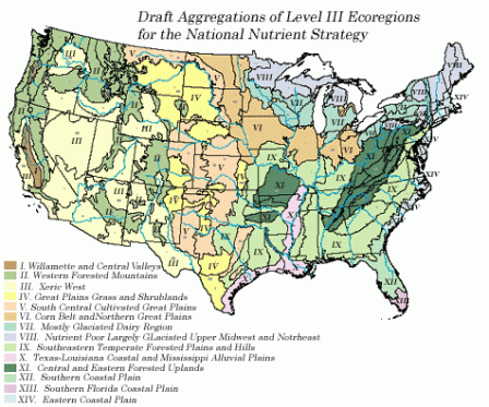 Photo of Ecoregions map