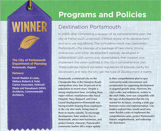 Description of programs and polices for Portsmouth, Virginia