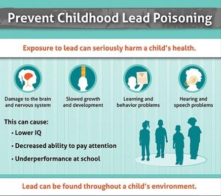 Prevent Childhood Lead Poisoning CDC Infographic