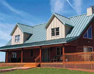 A picture of a cool metal roof