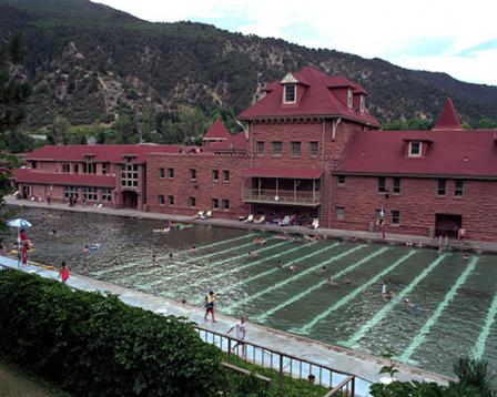 Photo: large outdoor swimming pool heated by a hot spring