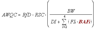 formula for AWQC