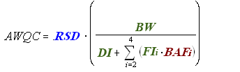 formula for AWQC