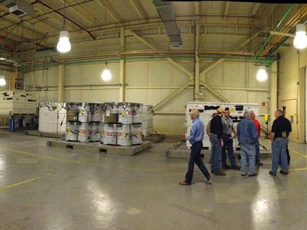 EPA WIPP team and DOE touring the WIPP facility.