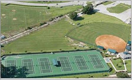 Aerial view of Former Spellman Engineering Superfund site in Orlando, Florida