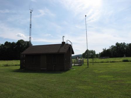A picture of the Cary Institute of Ecosystems Studies Monitoring Station.