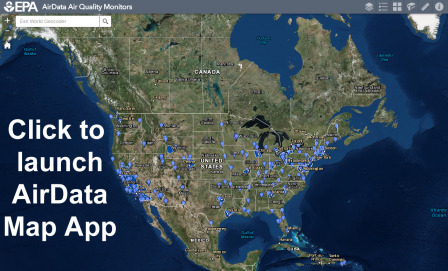 Air Data Map App