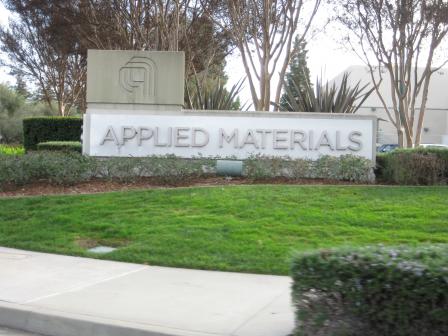 Sign for Applied Materials buildings