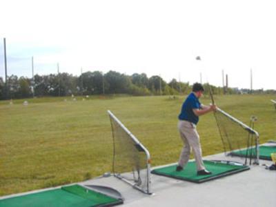 Driving range at the Kane & Lombard Steel Drum site