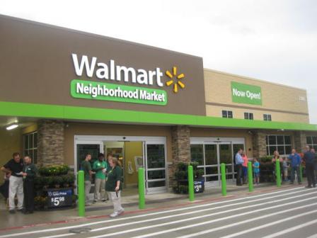 New Wal Mart supermarket at the Kansas City Structural Steel site
