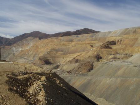 Active mining operations on Kennecott (North Zone) site