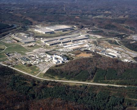 Aerial view of the Oak Ridge Reservation (USDOE) Site