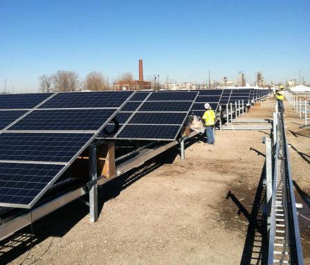On-site solar development in November 2013