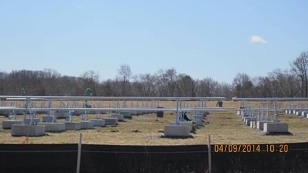 Solar Array System Installation, April 2014