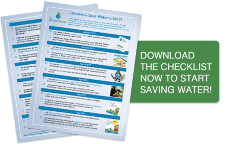 Download The Checklist Now to Start Saving Water!