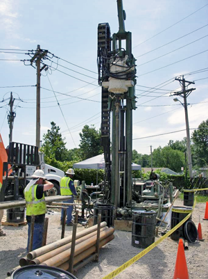 image of bedrock monitoring well