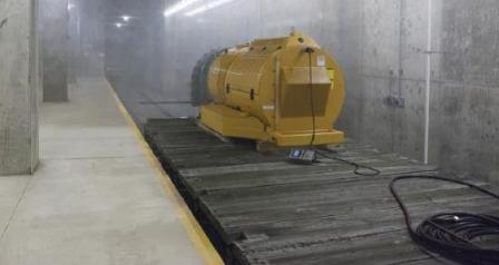 An Orchard Sprayer Used to Disperse a Fog of Dilute Bleach in a Subway Tunnel
