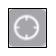 this is what the icon denoting your location looks like which is a white circle with 4 hashmarks inside it