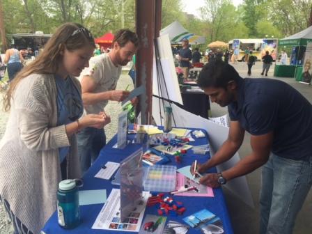 EPA's booth at the Durham Earth Day Festival