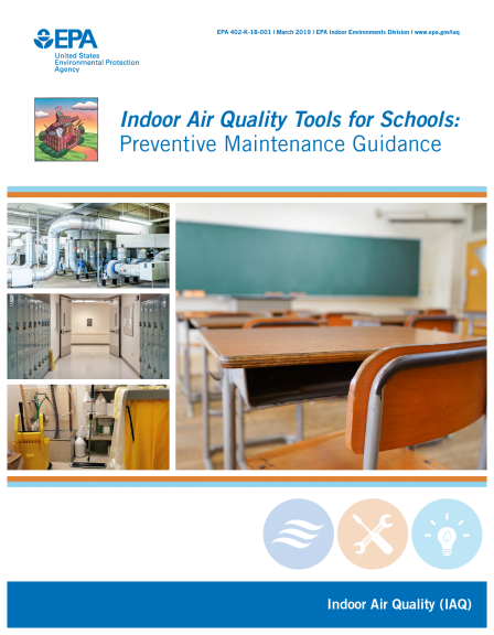 image of the IAQ Tools for Schools Preventive Maintenance Guide Cover