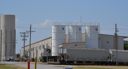 Silos at Strother Field