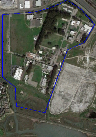 Aerial map of the site.