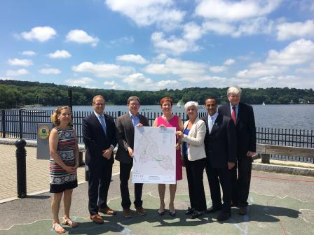 Event to announce the Mystic River Watershed water quality grades and compliance rates for the 2018 calendar year.