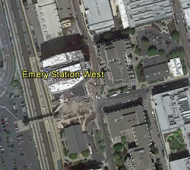 Aerial view of Emery Station West