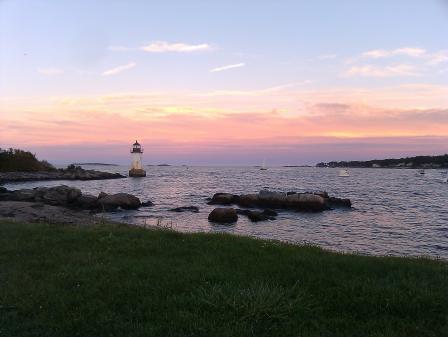 Sunset over Mass Bays' Salem Sound