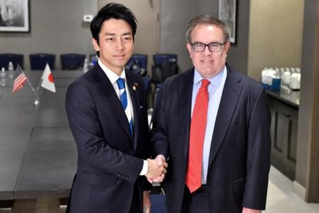 Administrator Wheeler hold a bilateral meeting with Japan's Environment Minister Shinjiro Koizumi