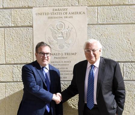 Administrator Wheeler meets with Ambassador Friedman at the U.S. Embassy in Jerusalem.