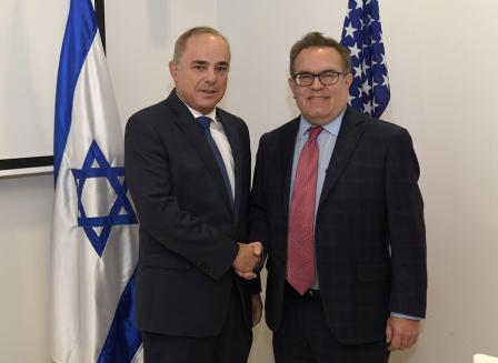 Administrator Wheeler meets with Minister Yuval Steinitz for discussions on water and energy.