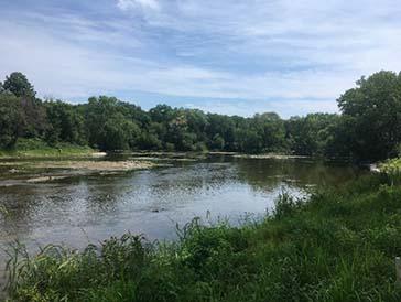Photo of This project opened and connected 25 miles of the Milwaukee River, 29 miles of tributary stream, and over 2,400 acres of wetland spawning and nursery habitats. 