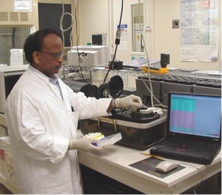 Researcher conducted PCR analysis