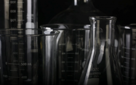 Photograph of Laboratory Glassware