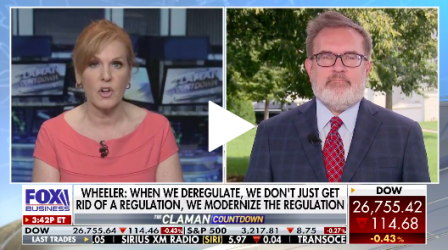 Interview clip with Administrator Wheeler on Fox Business 