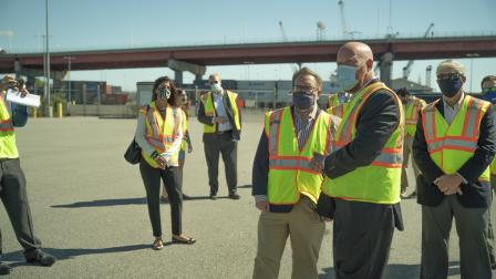 EPA Administrator Wheeler tours the Maine Port Authority Brownfields site 