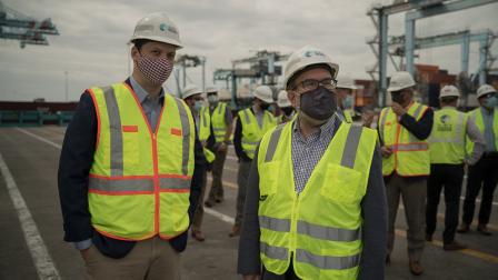 Administrator Wheeler tours the Port of Norfolk with Virginia Port Authority